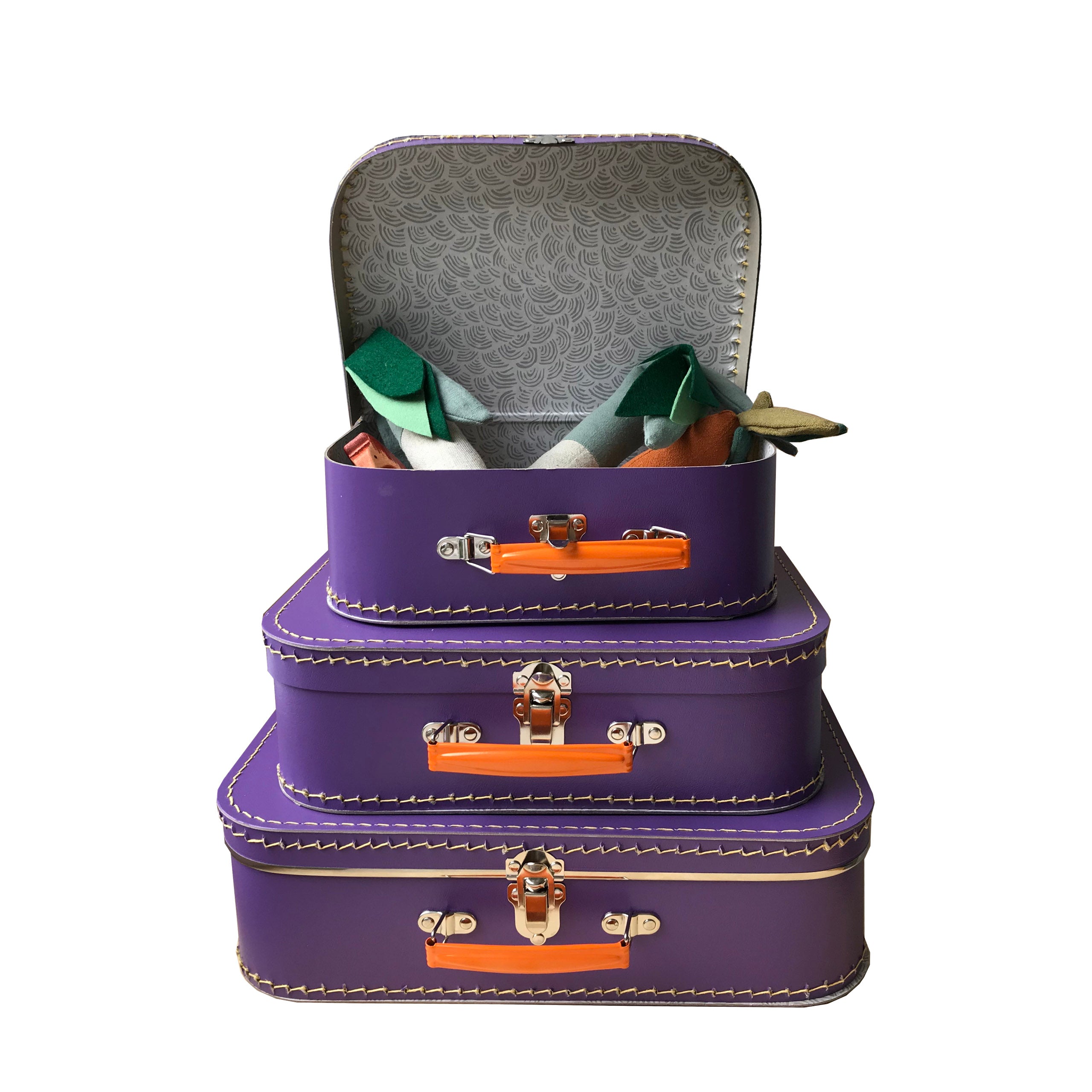 Suitcase Purple - 3 Sizes