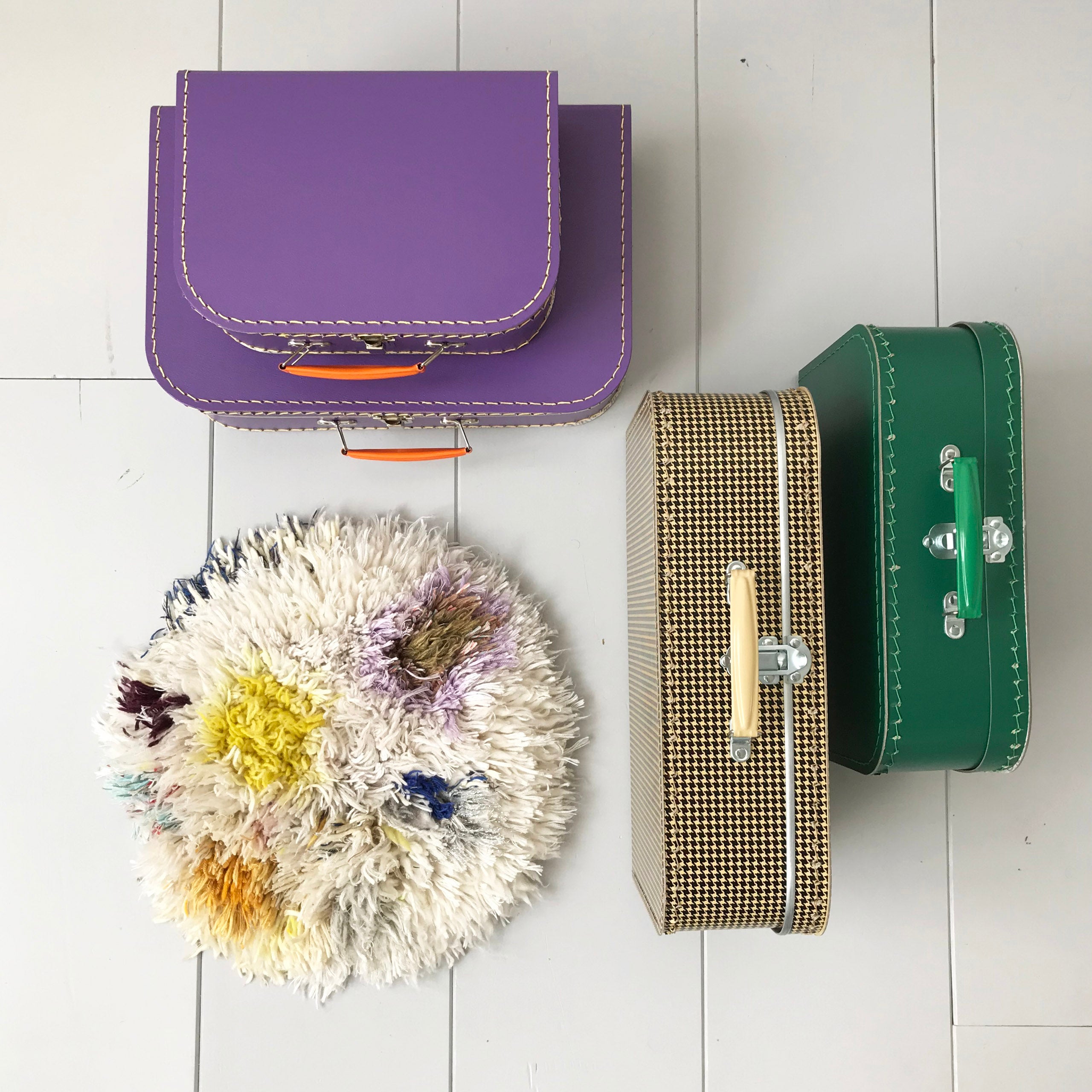Suitcase Pied de Poule - 3 Sizes