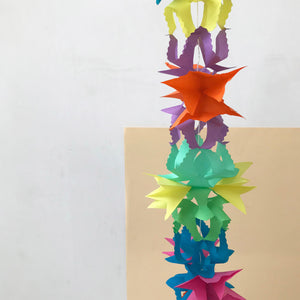 Paper party garland 6 meter