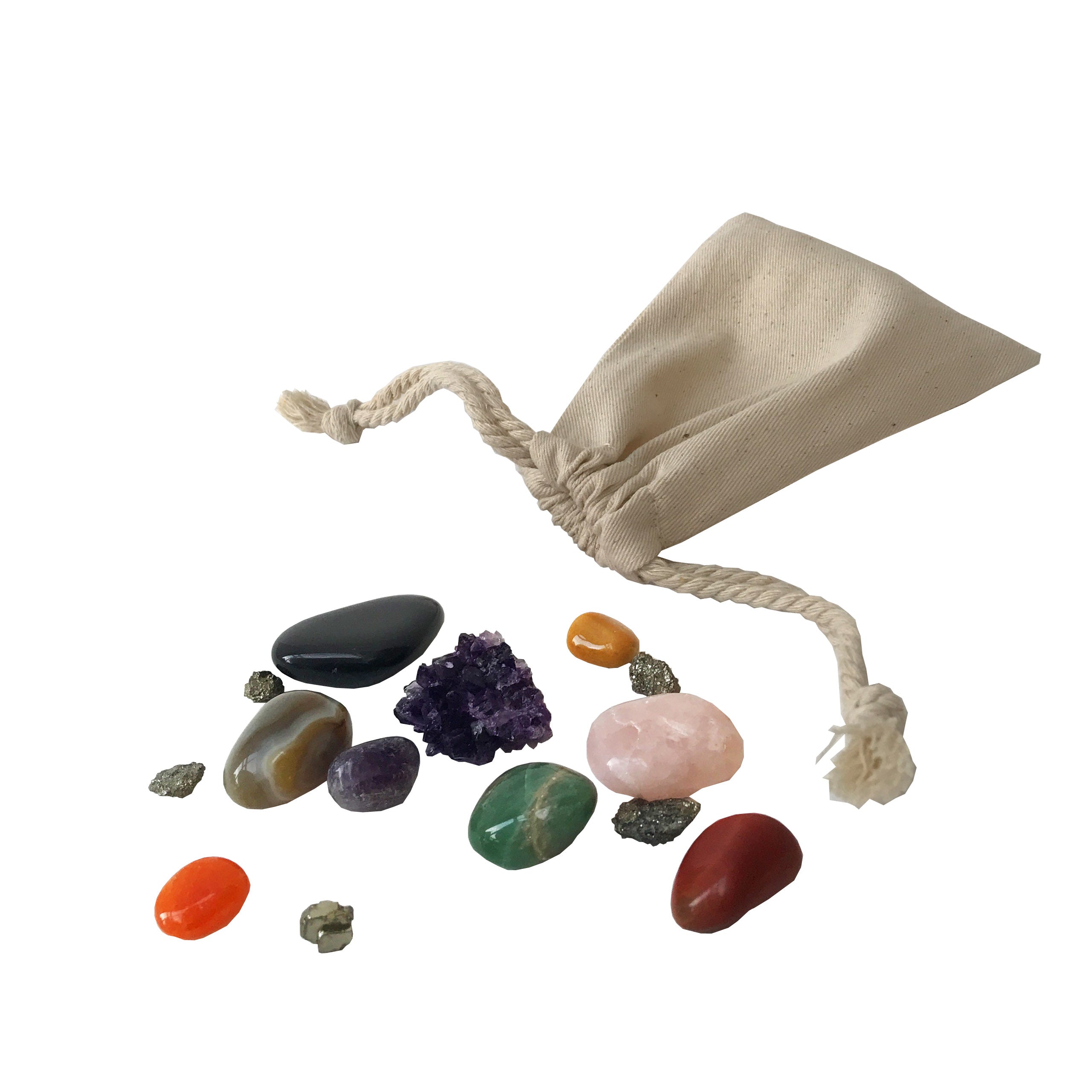 Treasure bag - gemstones