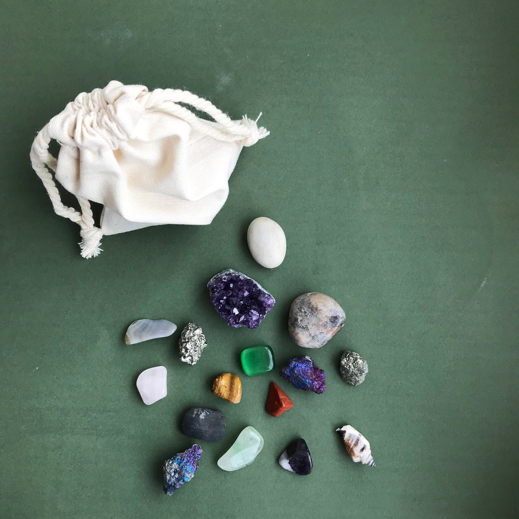 Treasure bag - gemstones