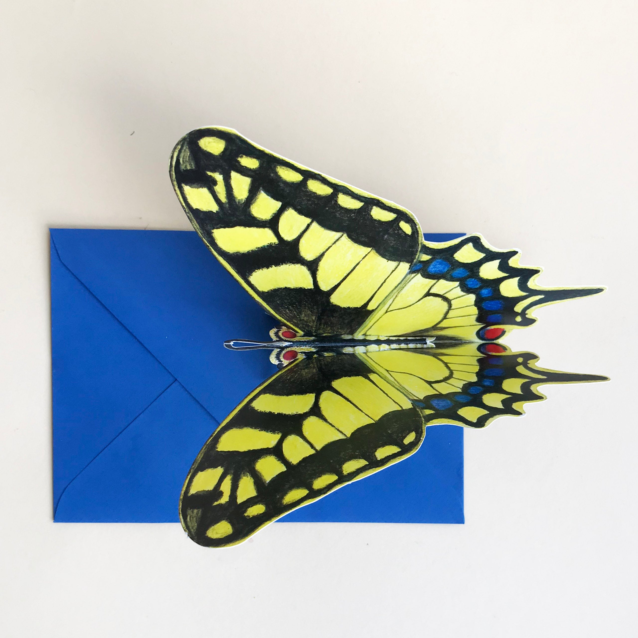 Pop-Up paper Butterfly card